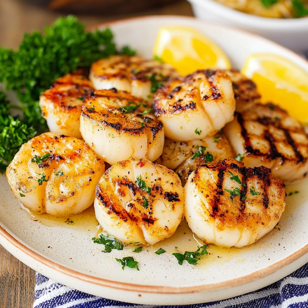 Grilled Scallops