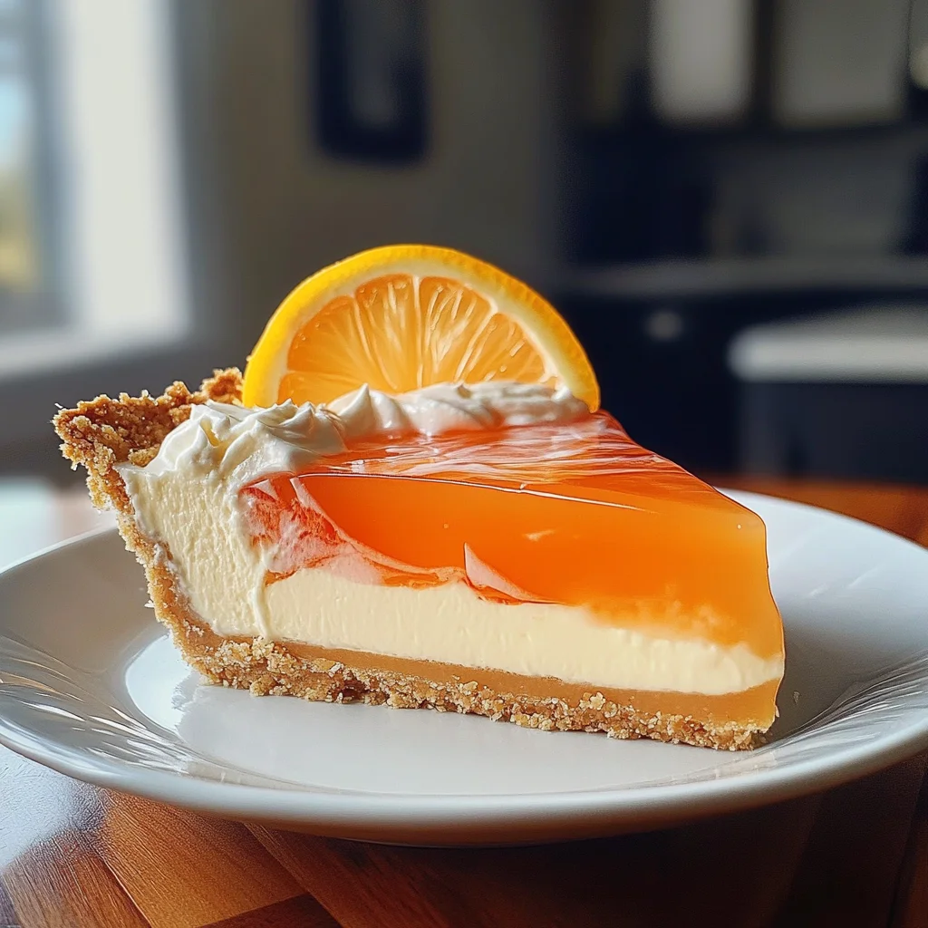 Jello Creamsicle Pie