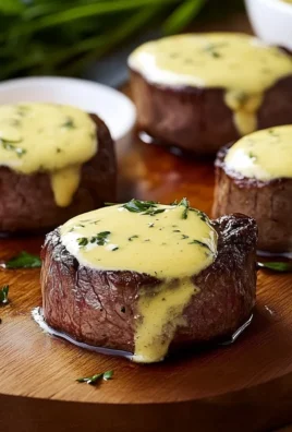 Succulent Filet Mignon with Blender Bearnaise Sauce