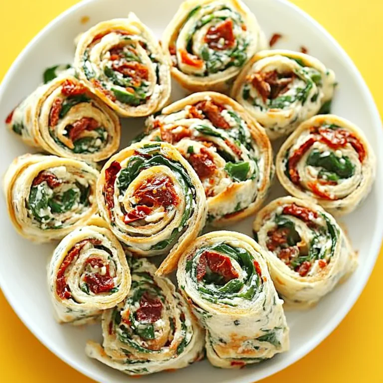 Sun-Dried Tomato and Basil Pinwheels