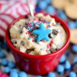 4th of July Cookie Dough Dip Recipe
