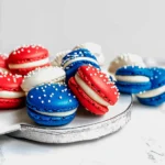4th of July Macarons