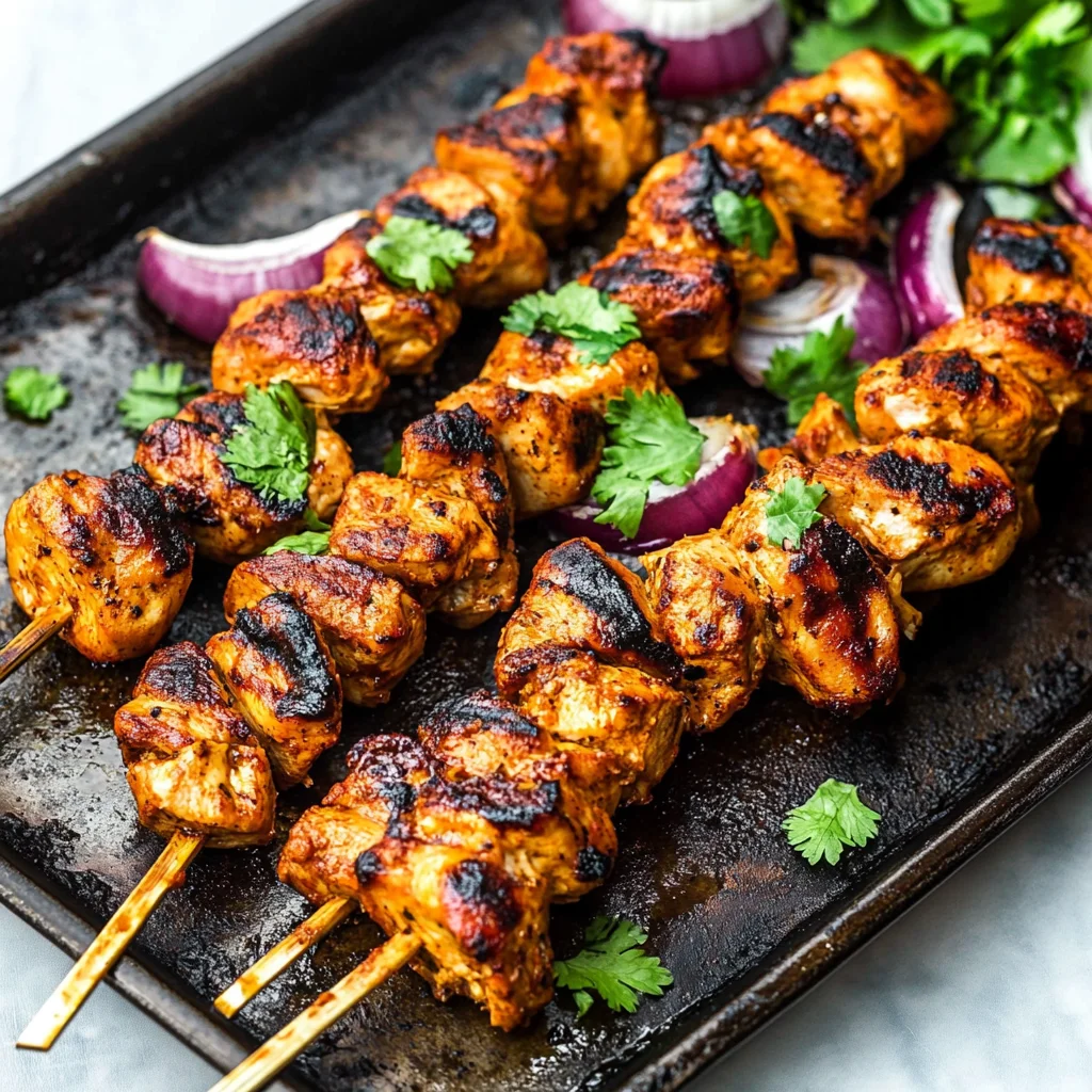 Chicken Tikka Kebabs
