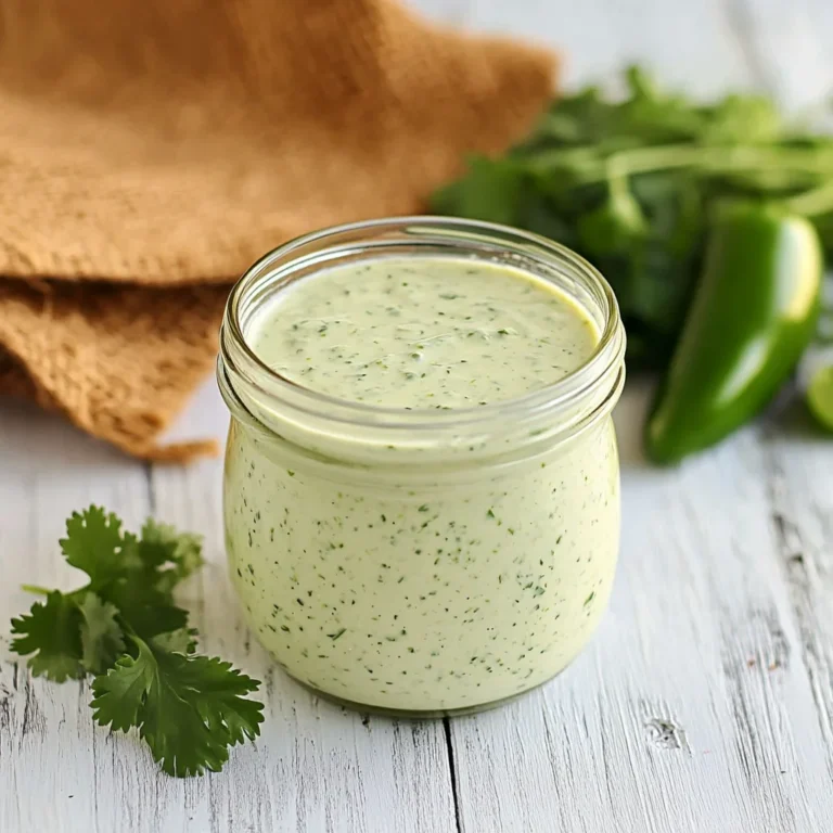 Creamy Jalapeno Cilantro Dip Dressing