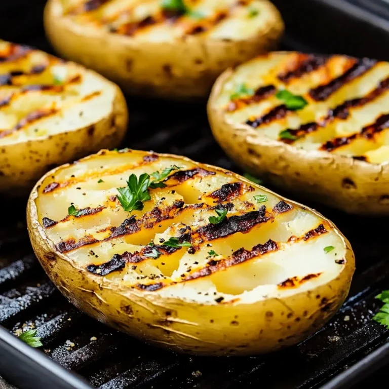 Grilled Baked Potatoes