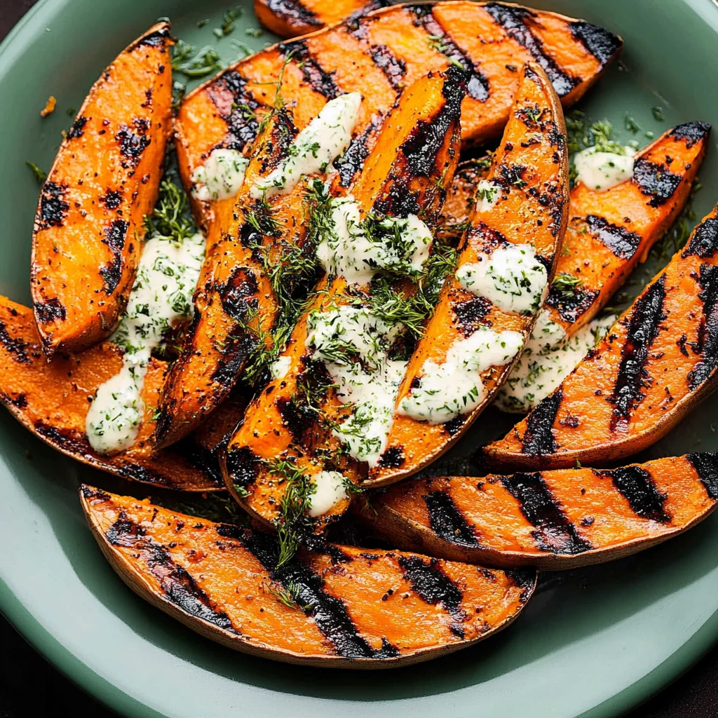 Grilled Sweet Potatoes