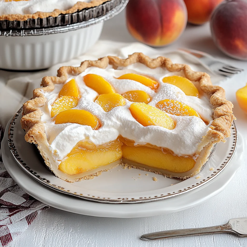 Luscious and Creamy Peaches and Cream Pie You’ll Crave All Summer