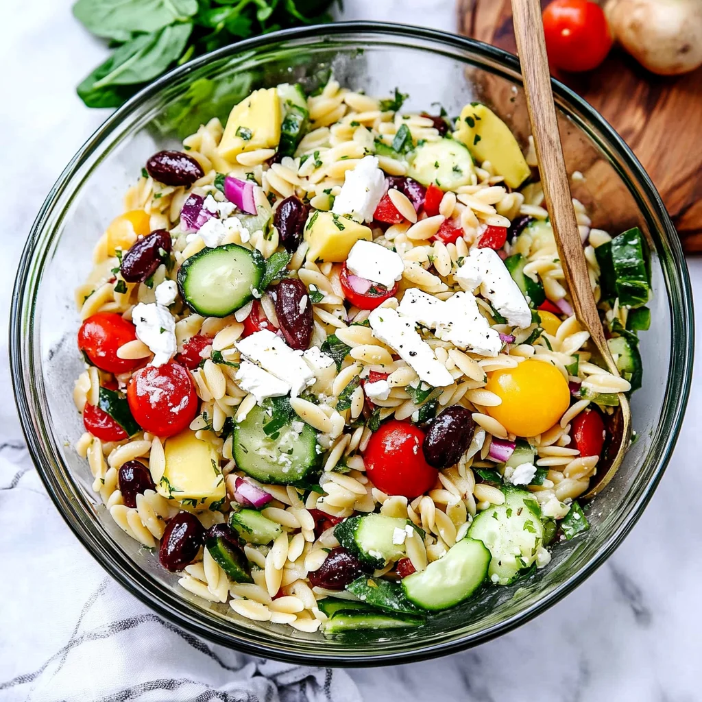 Mediterranean Orzo Salad Recipe