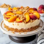 Peach Cobbler Cheesecake