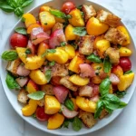 Peach Panzanella Salad Recipe