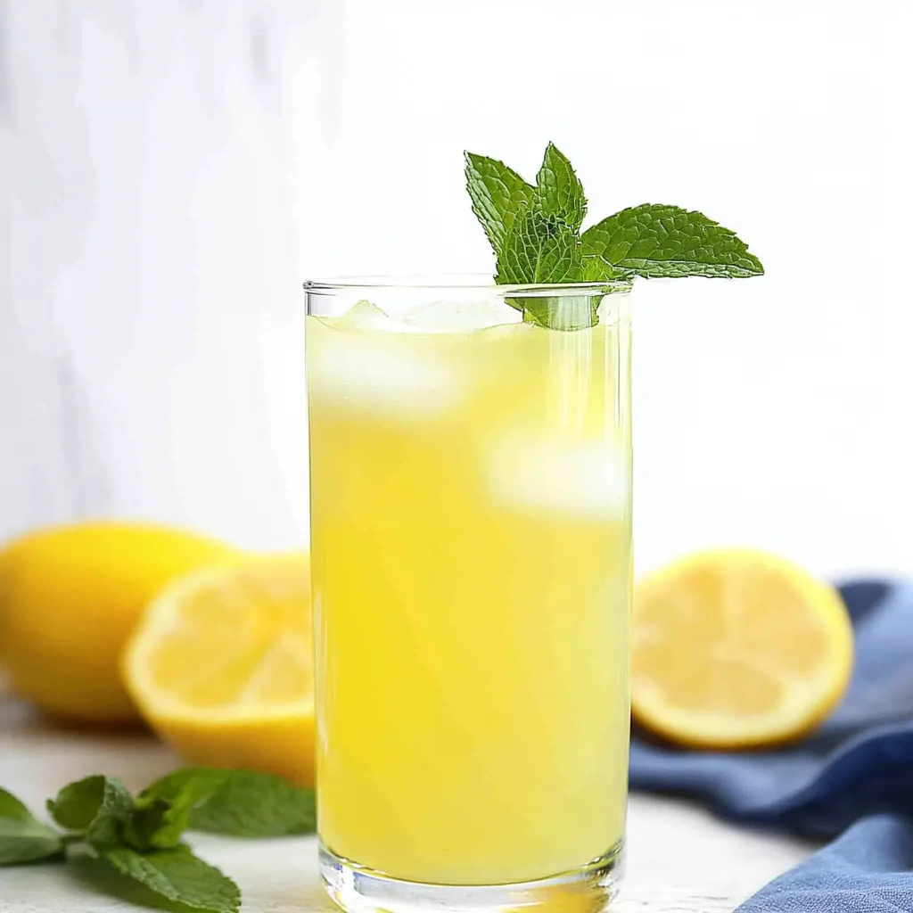 Pineapple Mint Lemonade