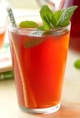 Rhubarb Mint Tea