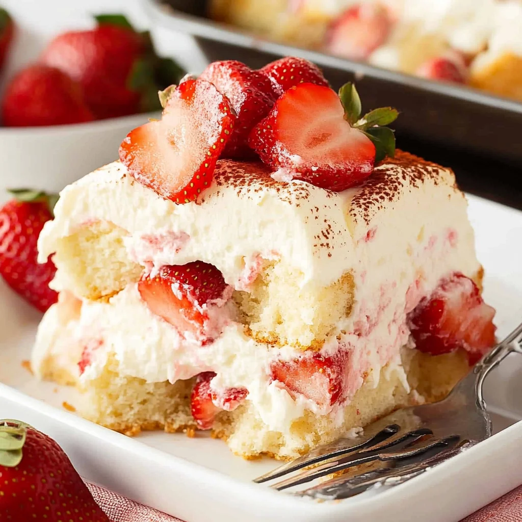 Strawberry Tiramisu
