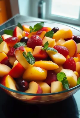 Summer Peach Fruit Salad