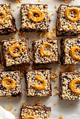 Sweet and Salty Chocolate Tahini Rice Krispie Treats
