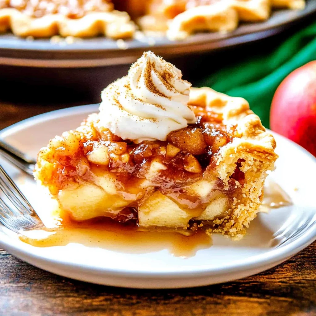 Apple Vanilla Extract (Alcohol-Free) Pie