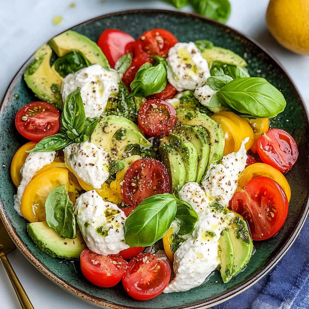 Avocado Caprese Salad