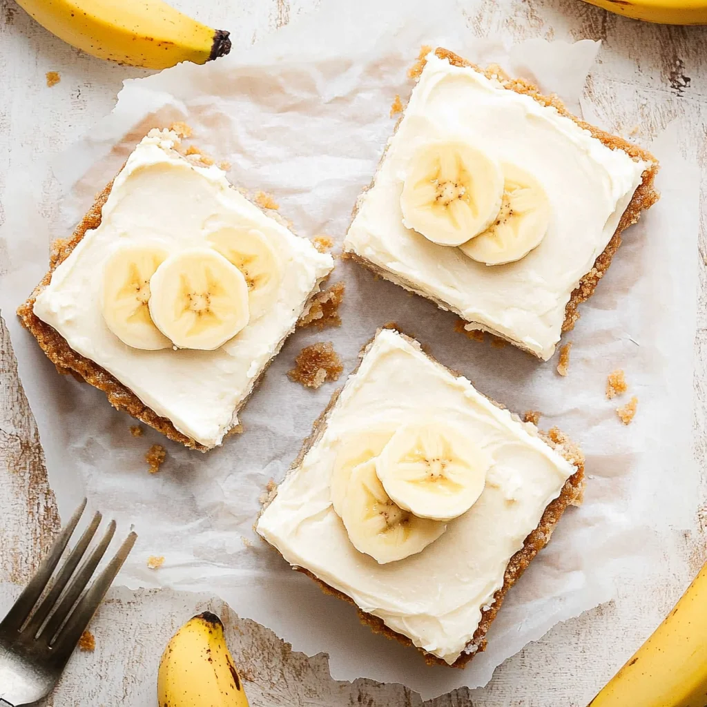 Banana Bars with Cream Cheese Frosting