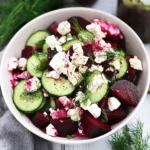 Beet Salad with Feta, Cucumbers, and Dill