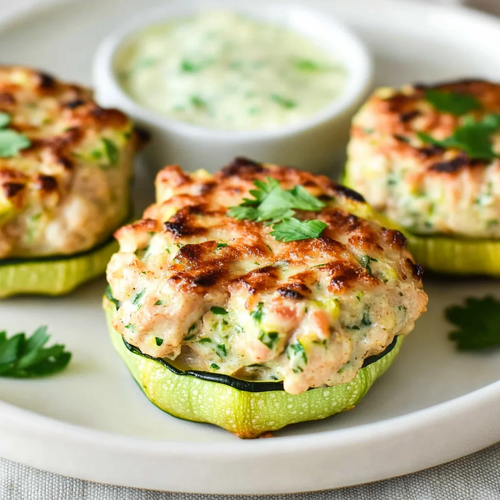 Chicken Zucchini Poppers