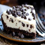 Chocolate Chip No Bake Cheesecake