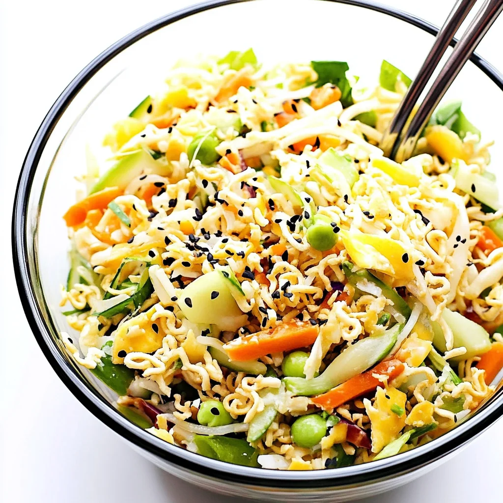 Crunchy Ramen Noodle Salad