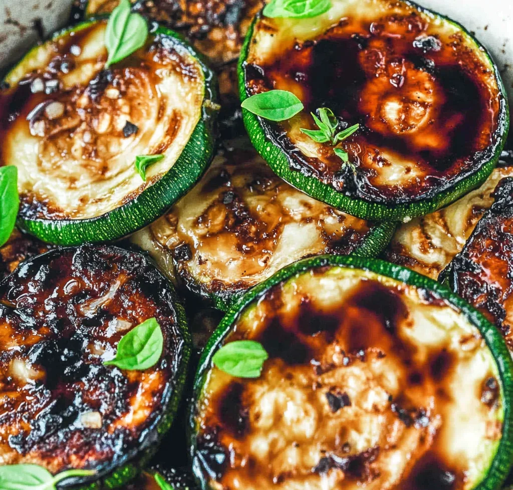 Easy Skillet Zucchini Recipe with Balsamic Reduction