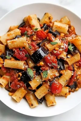 Eggplant and Fresh Tomato Pasta