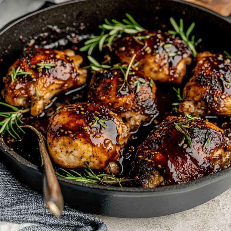 Fig Glazed Skillet Chicken