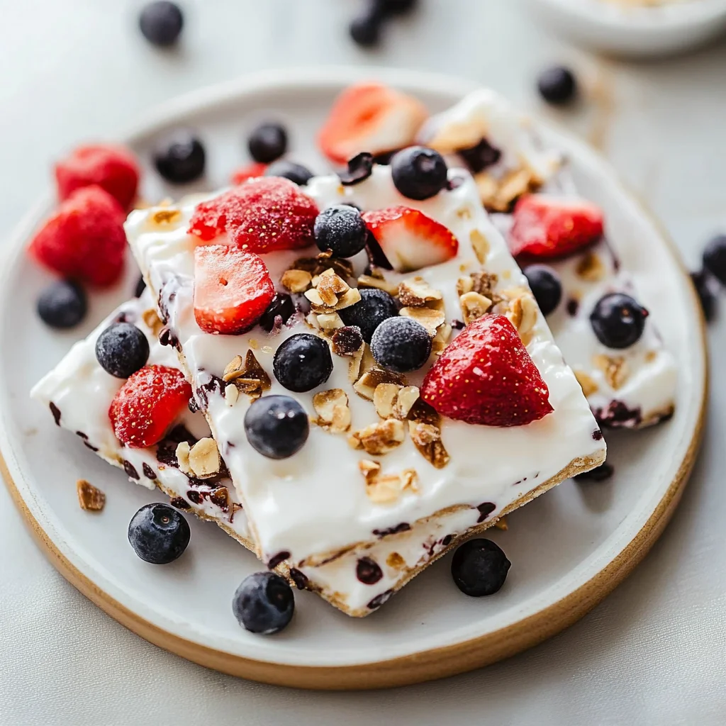 Frozen Yogurt Bark