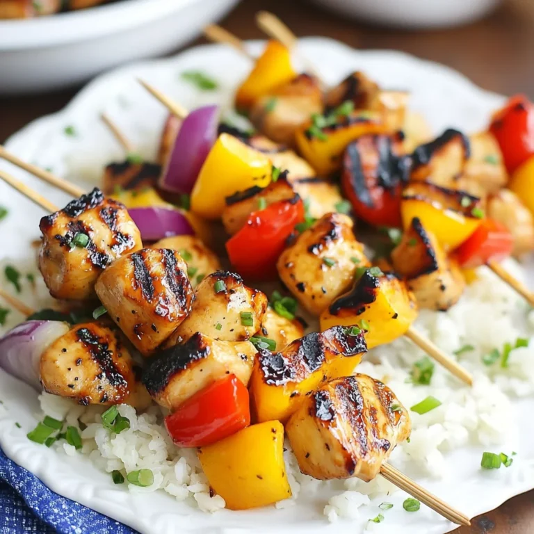 Grilled Teriyaki Chicken Kabobs