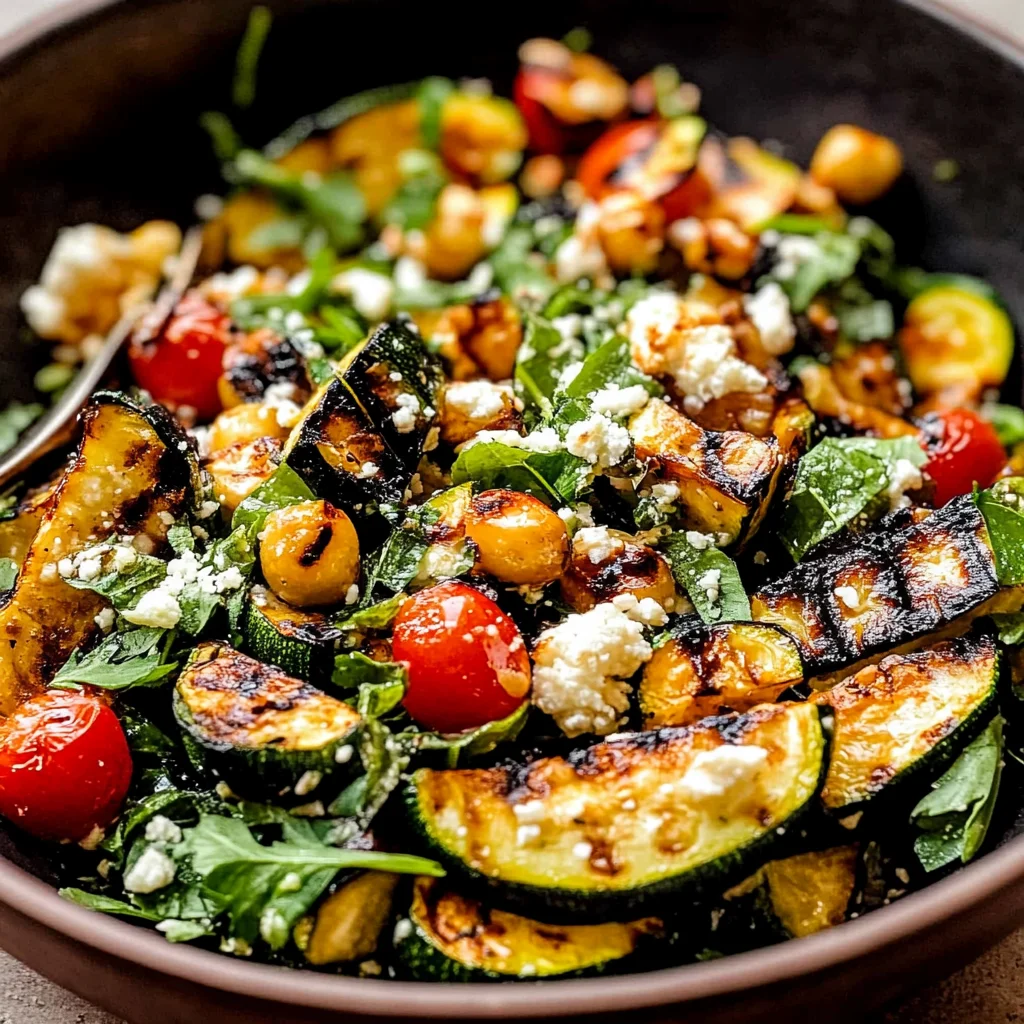 Grilled Zucchini Salad