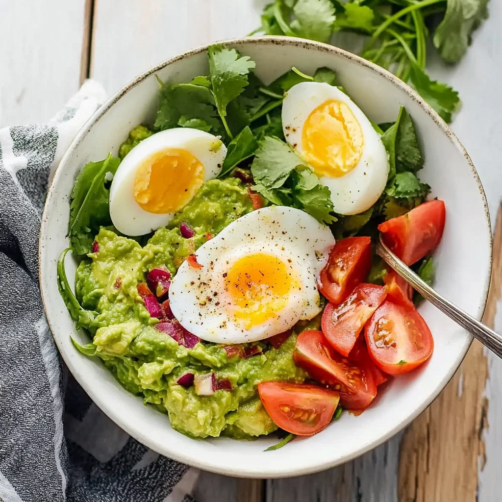 Guacamole Egg Breakfast Bowl Recipe