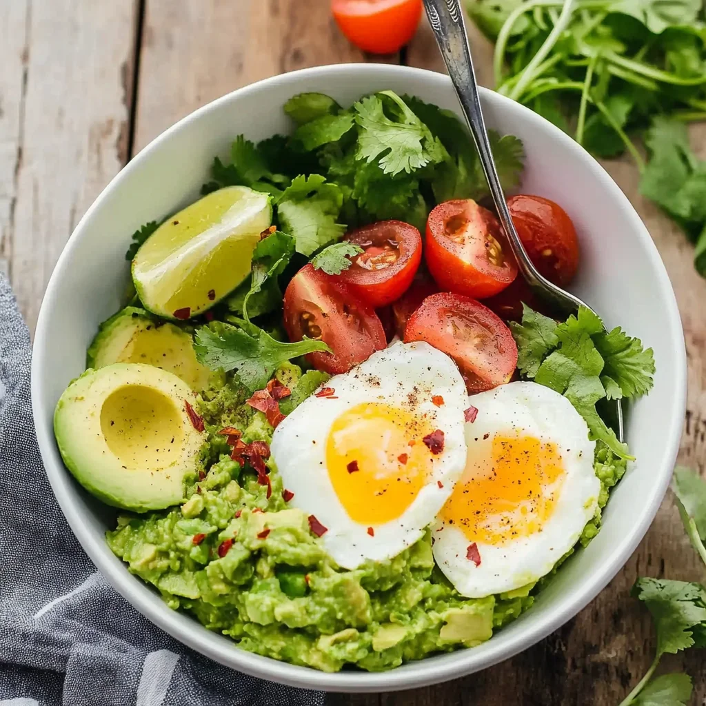 Guacamole Egg Breakfast Bowl Recipe