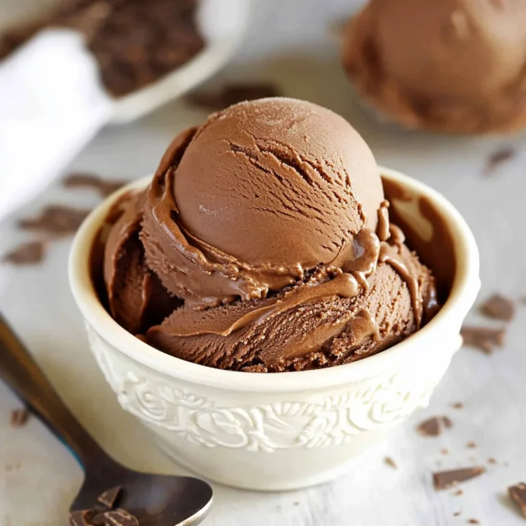 Homemade Chocolate Ice Cream Recipe