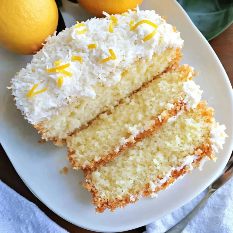 Lemon Coconut Cake
