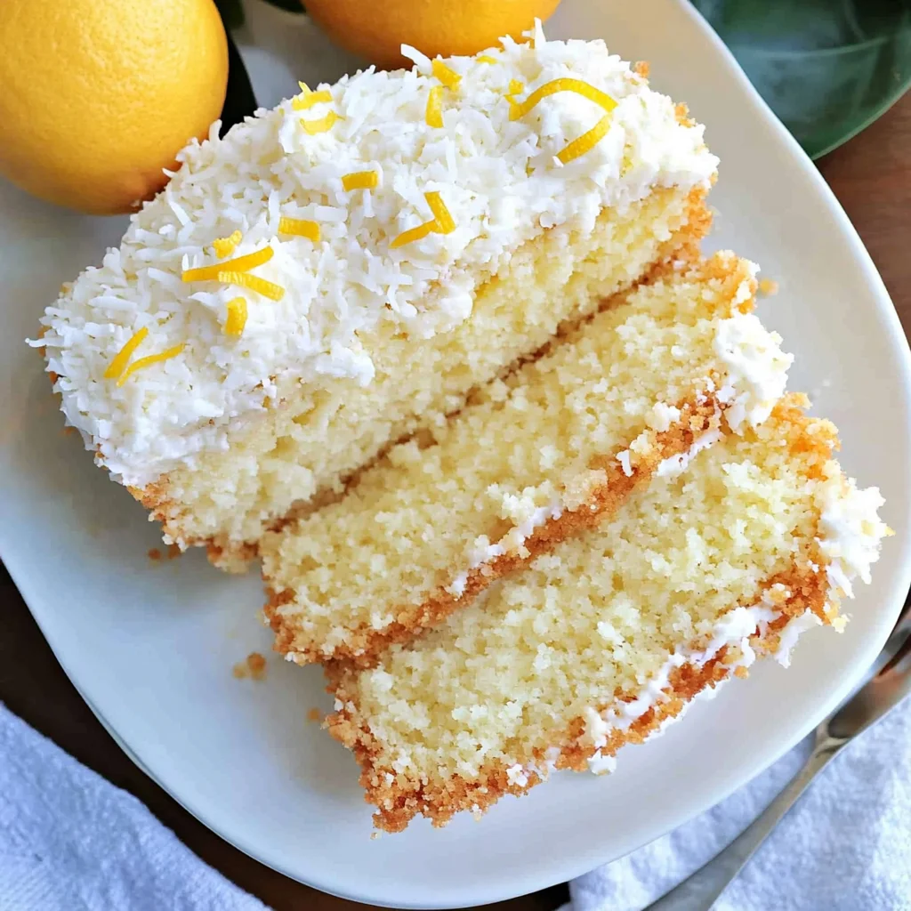 Lemon Coconut Cake