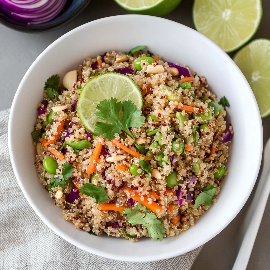 Make-Ahead Asian Quinoa Salad