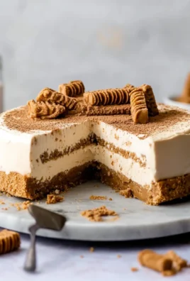 No Bake Biscoff Cheesecake