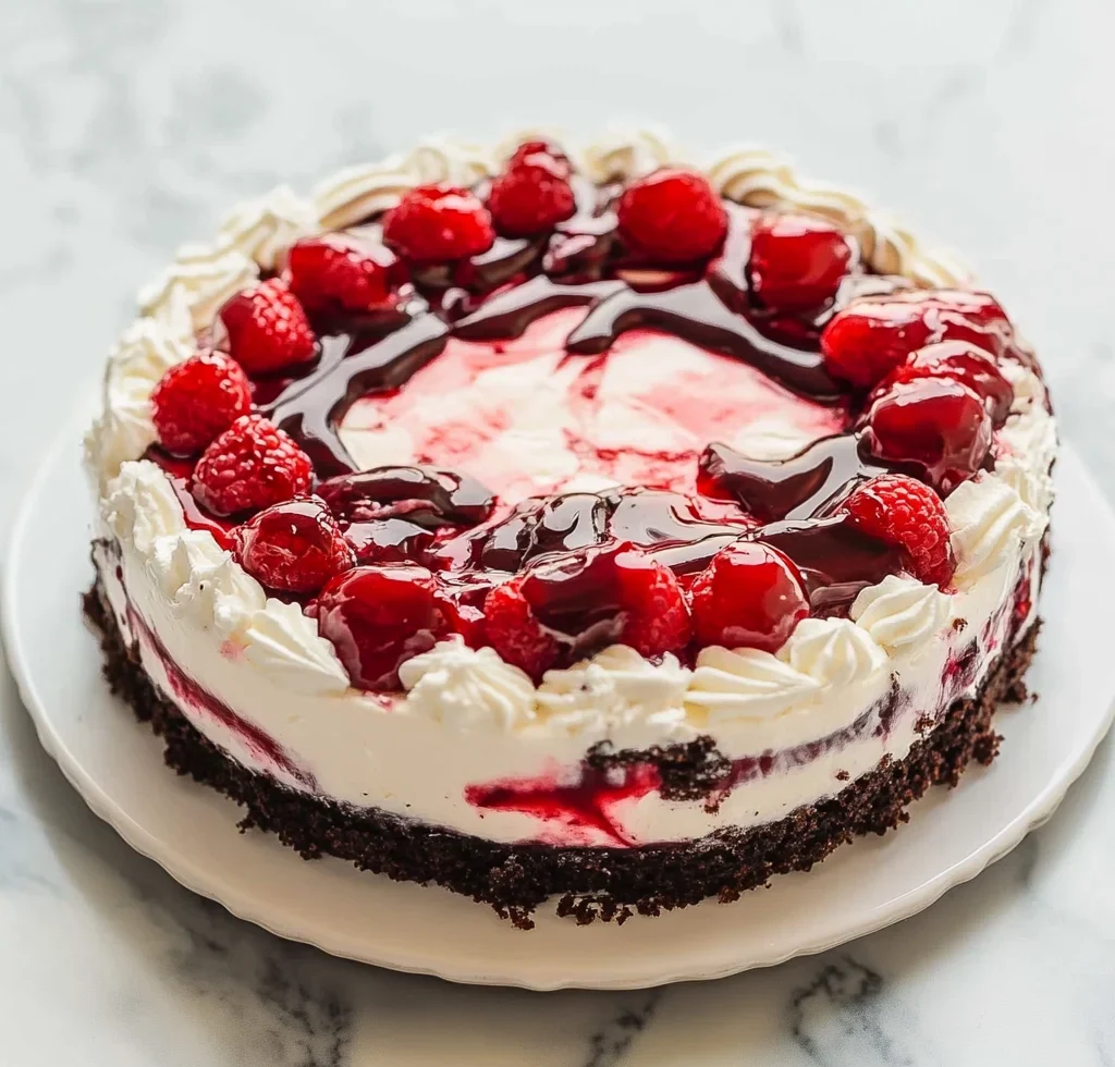No Bake Black Forest Icebox Cake