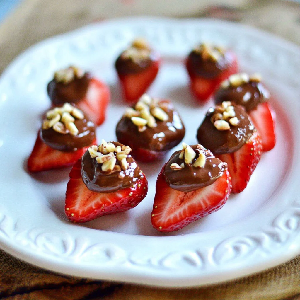 Nutella Deviled Strawberries