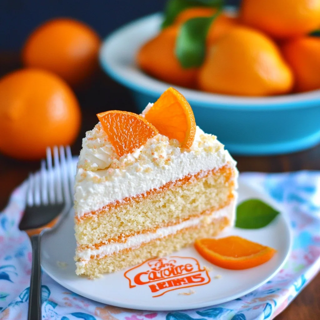 Orange Creamsicle Cake