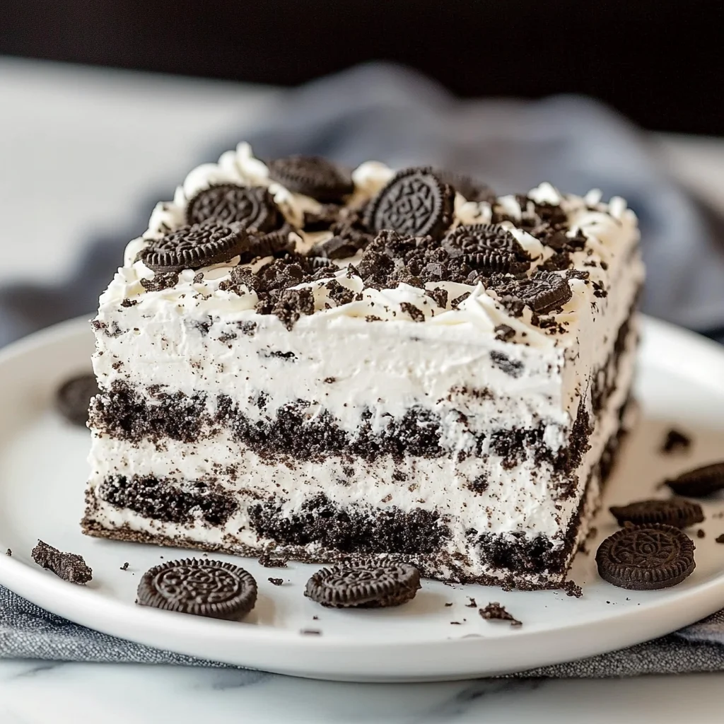 Oreo Icebox Cake