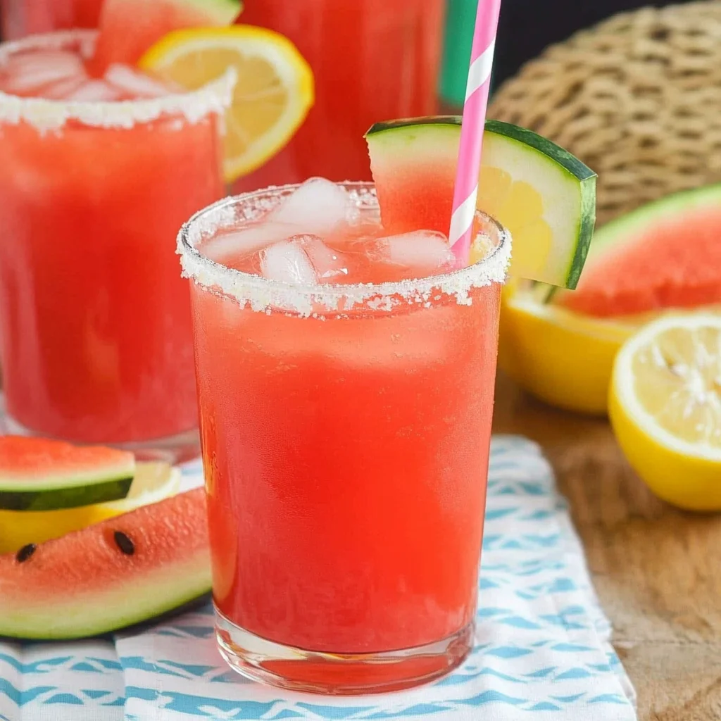 Spiked Watermelon Lemonade