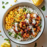 Street Corn Chicken Rice Bowl