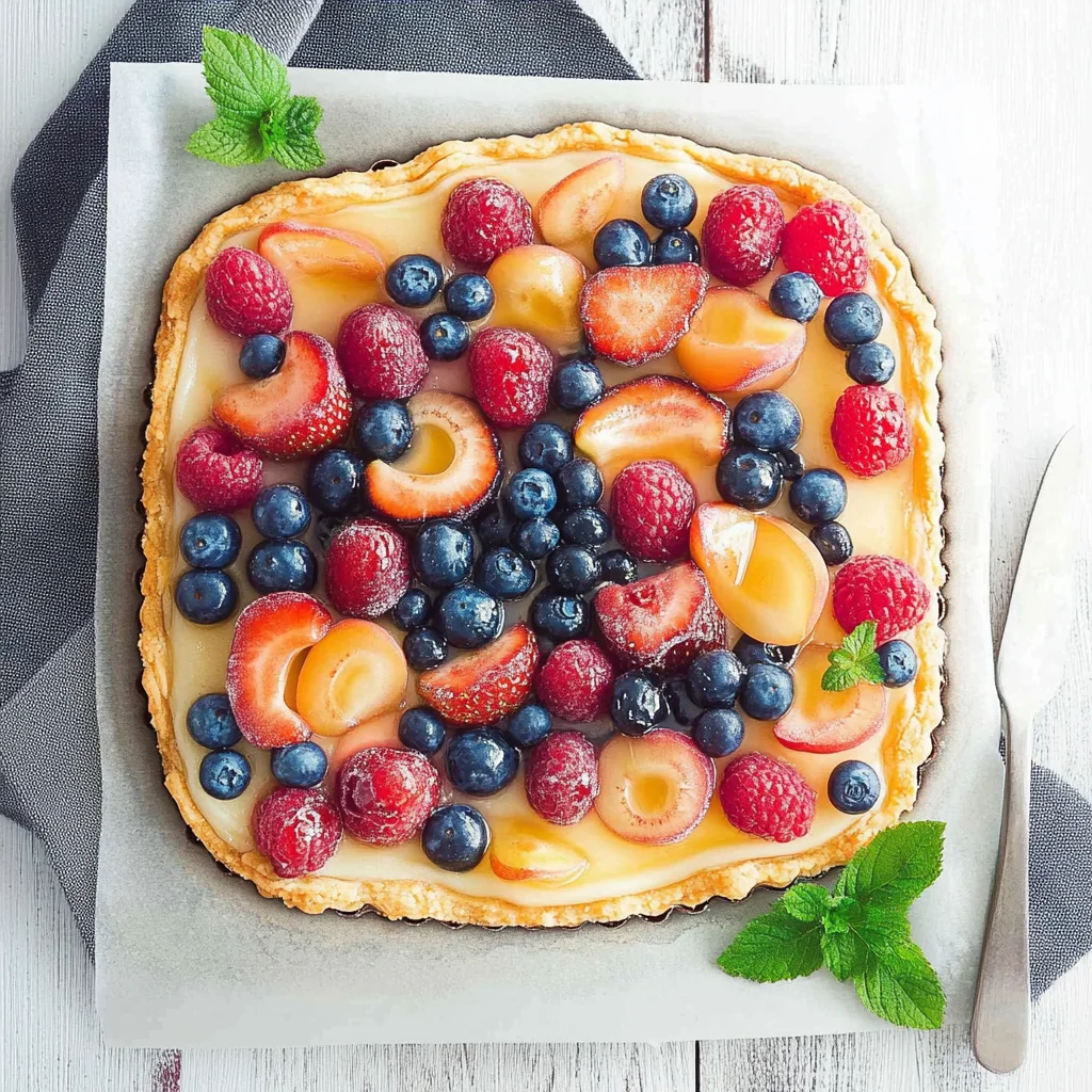 Summer Fruit Tart
