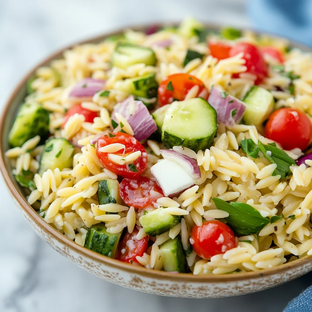 The Best Orzo Pasta Salad
