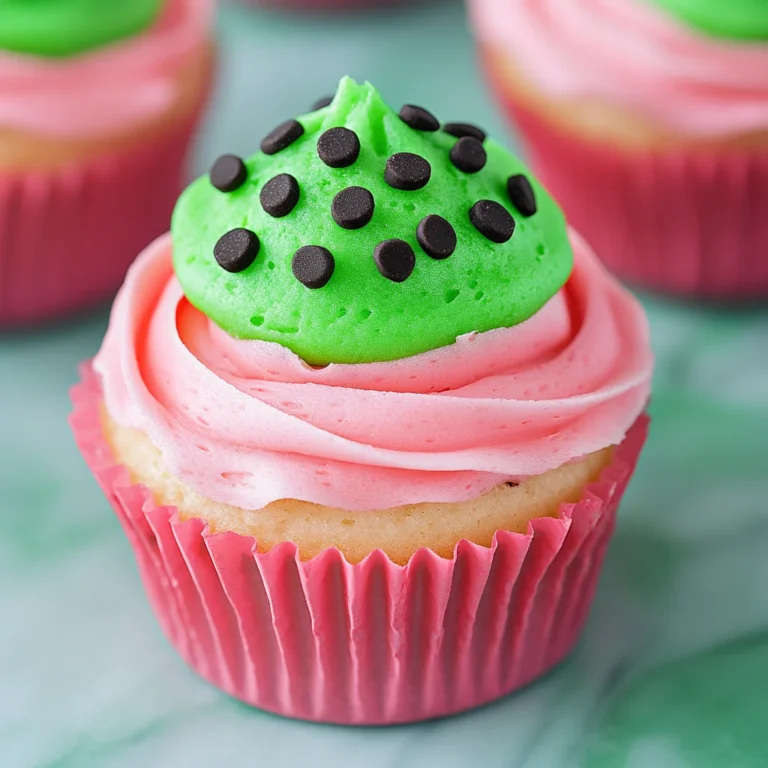 Watermelon Cupcakes