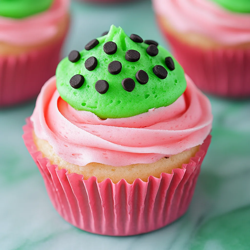 Watermelon Cupcakes