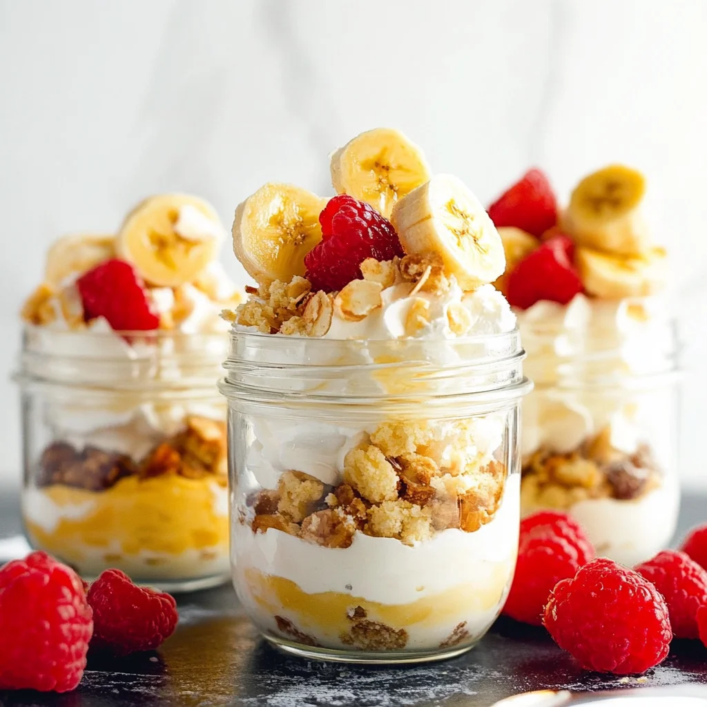 Banana Split Trifles